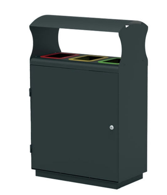 Contenitore Raccolta Differenziata a 3 Sezioni Medial Amsterdam