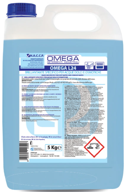 Brillantante Lavastoviglie Sydex Omega L24 5kg x 4 Pezzi