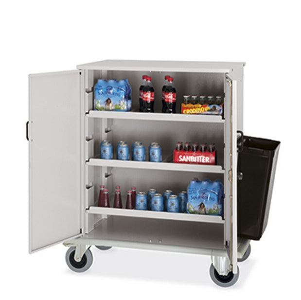 Carrello per Rifornimento Minibar in Lamiera Verniciata Metalcarrelli