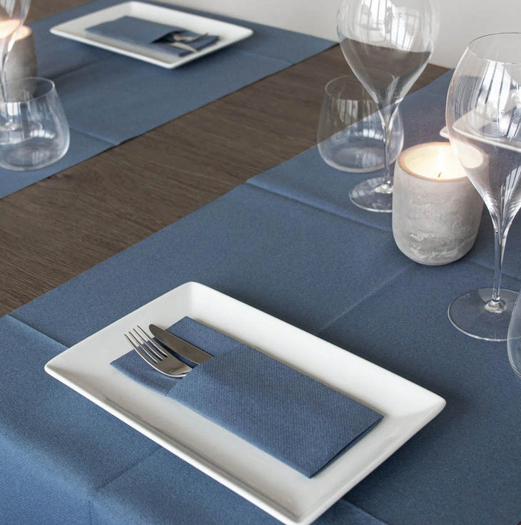 Tovaglioli 40x40 Airlaid Packservice Plus Color Avio 800 Pezzi