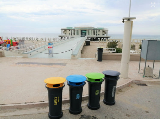 Contenitore Raccolta Differenziata 120lt Bee Green Urban Born 1407