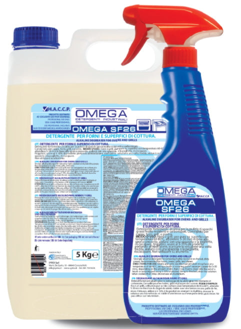 Detergente Forni e Cappe Sydex Omega SF26 5kg x 4 Pezzi