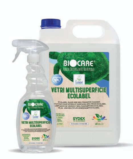 Detergente Vetri e Superfici Ecolabel Sydex Biocare 750ml x 12 Pezzi