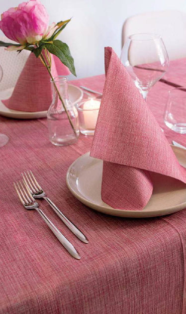 Tovaglia 120x120 Airlaid Packservice Plus Flem Bordeaux 100 Pezzi