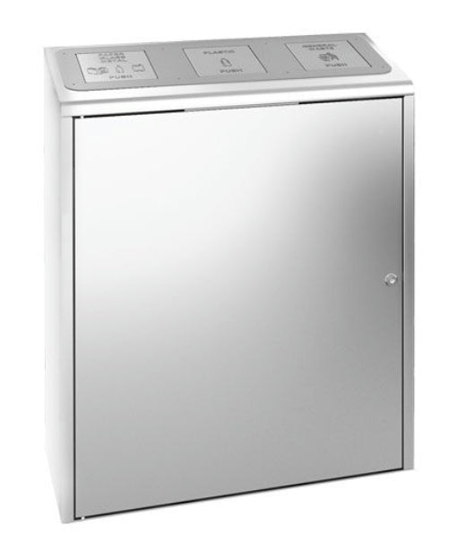 Contenitore Raccolta Differenziata Inox Satinato Modulare Medial Malta