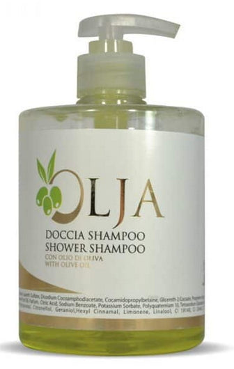 Doccia Shampoo con Dosatore 500ml Linea Cortesia Sydex Olja 12 Pezzi