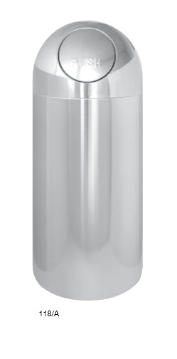 Pattumiera Push In Acciaio Inox