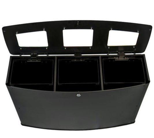 Contenitore Raccolta Differenziata Modulare in Acciaio Medial Rome