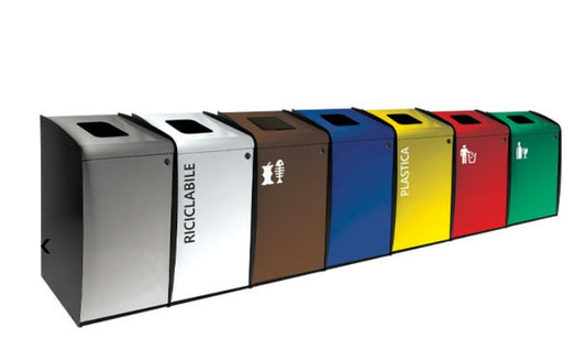 Contenitore Raccolta Differenziata in Metallo Medial Roxy Door