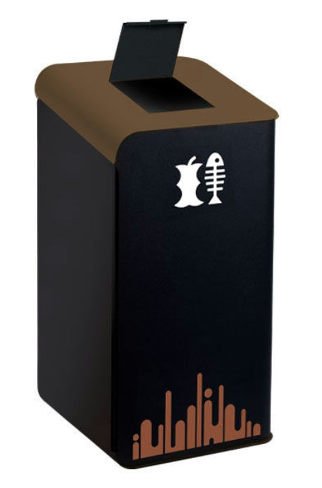 Contenitore Raccolta Differenziata in Metallo Medial Rubik Evo