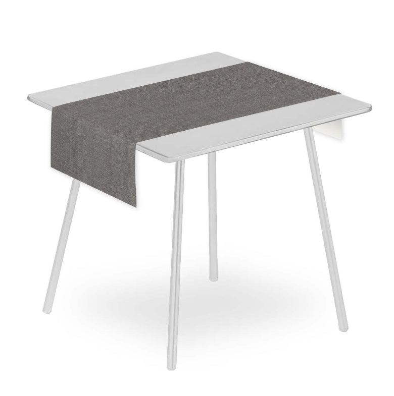 Tovaglietta Runner You & Me 120x48 Airlaid Packservice Plus Tea Grigio 200 Pezzi