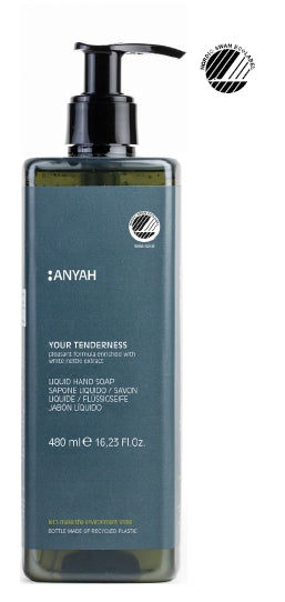 Sapone Liquido in flacone con dosatore 480ml Linea Cortesia Gfl Anyah 18pz