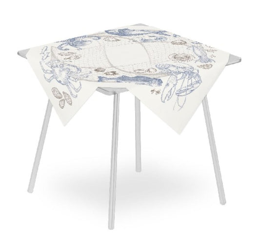 Tovaglia 100x100 Airlaid Packservice Mono Pescatora 100 Pezzi