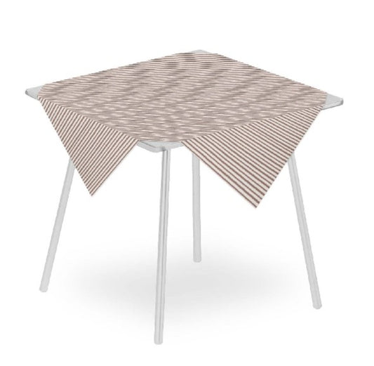 Tovaglia 100x100 Airlaid Packservice Mono Riva Terra 100 Pezzi