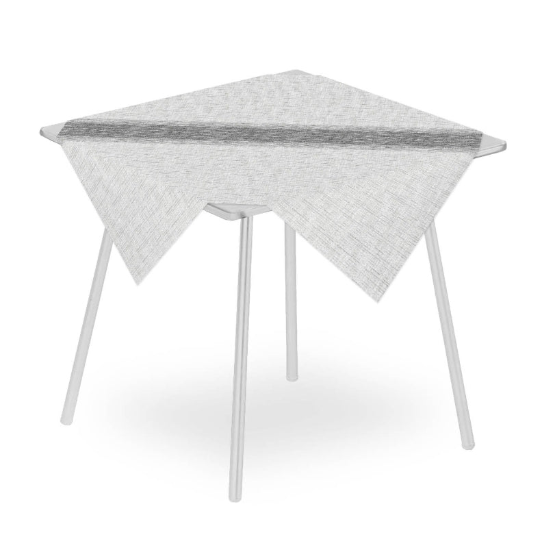 Tovaglia 100x100 Spunlace Packservice Micro Sfumo Fumè 100 Pezzi