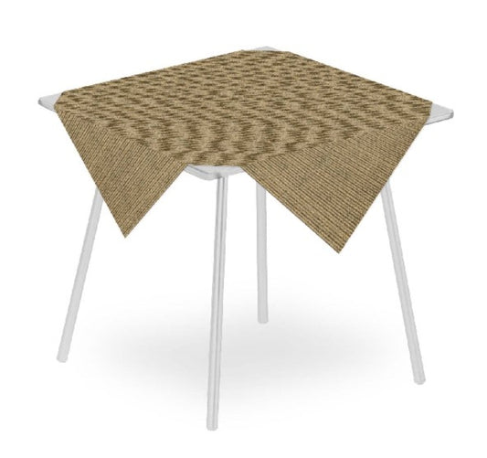 Tovaglia 100x100 Airlaid Packservice Plus Stria Natural 100 Pezzi