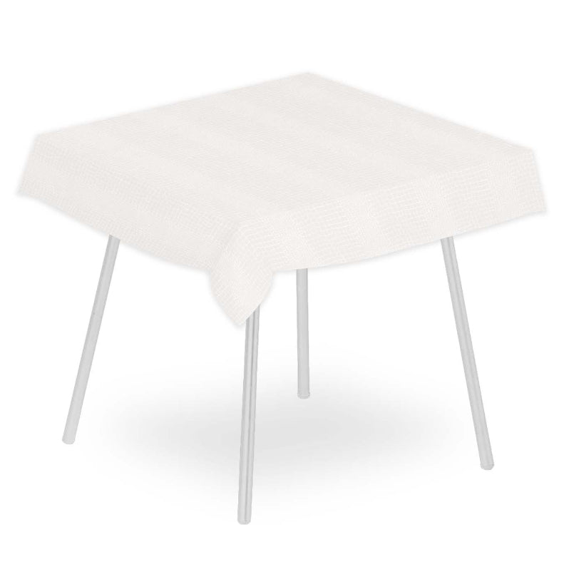 Tovaglia 120x120 Airlaid Packservice Plus Croko Bianco 100 Pezzi