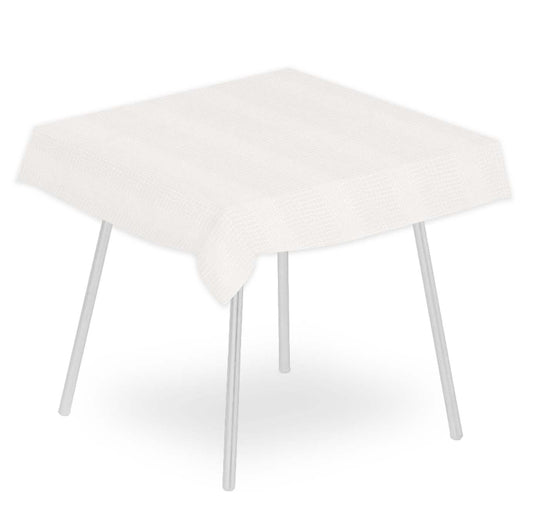 Tovaglia 120x120 Airlaid Packservice Plus Croko Bianco 100 Pezzi