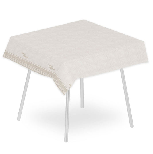 Tovaglia 140x140 Spunlace Packservice Micro Saline Oro 50 Pezzi
