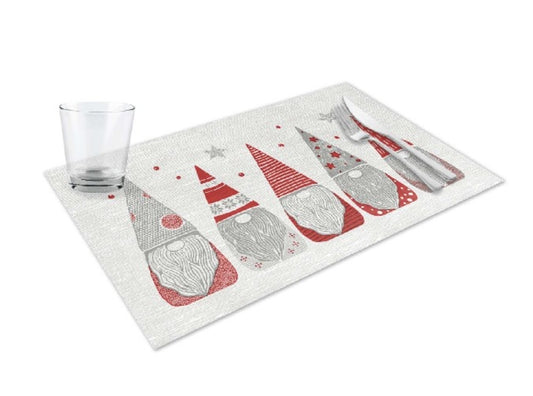 Tovagliette Natalizie 30x48 Airlaid Packservice Gnom 1000 Pezzi