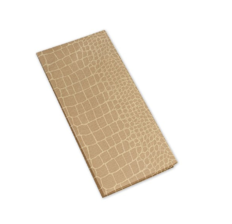 Tovaglioli 40x44 P8 Airlaid Packservice Plus Croko Natural 600 Pezzi