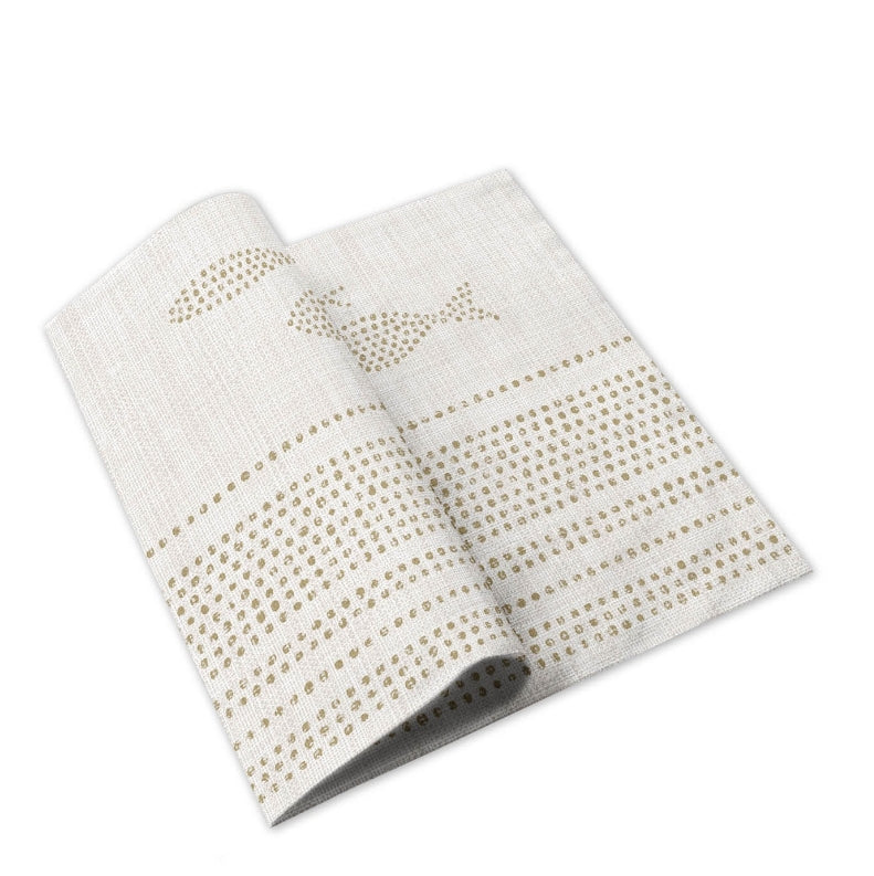 Tovaglioli 40x40 Spunlace Packservice Micro Saline Oro 800 Pezzi