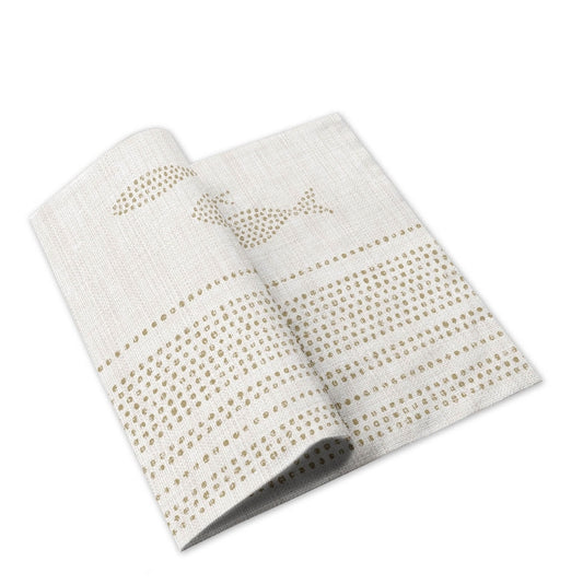 Tovaglioli 40x40 Spunlace Packservice Micro Saline Oro 800 Pezzi