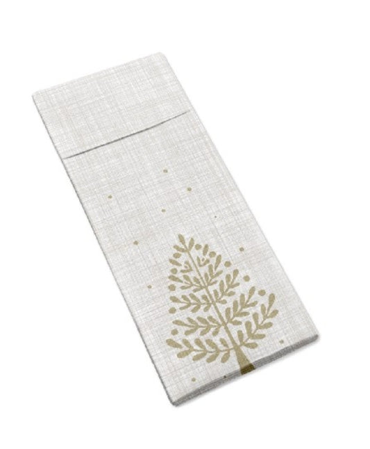 Tovagliolo Natalizio Con Tasca Portaposate 44x32 Airlaid Packservice Plus Fablè 600 Pezzi