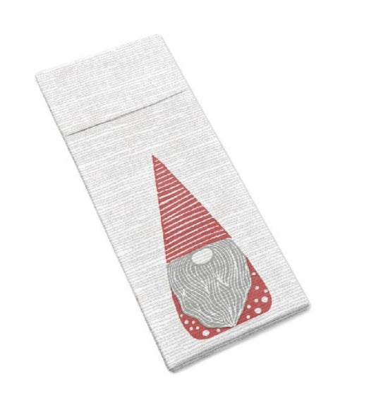 Tovagliolo Natalizio Con Tasca Portaposate 44x32 Airlaid Packservice Plus Gnom 600 Pezzi