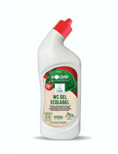 Detergente WC Gel Ecolabel Sydex Biocare 750ml x 12 Pezzi