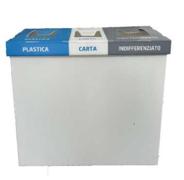 Contenitore Raccolta Differenziata Modulare a 3 Sezioni Bee Green Eco Easy 5 Pezzi