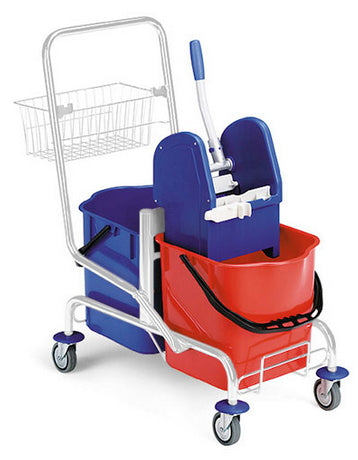 Carrello Strizzatore Cromato Pulizia Professionale Filmop 25lt