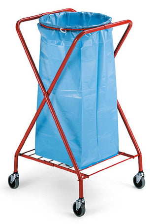 Carrello Portasacco Professionale Verniciato Rosso Filmop Robby 8045A