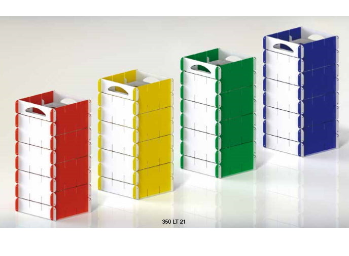 Contenitore Raccolta Differenziata In Metallo Componibile