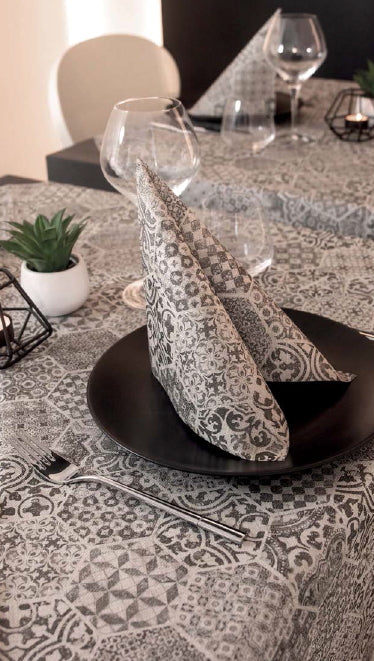 Tovaglietta Runner You & Me 120x48 Airlaid Packservice Plus Esa Fumè 200 Pezzi