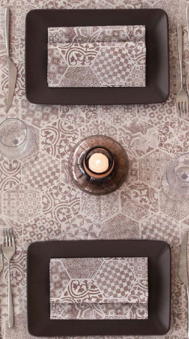 Tovaglia 100x100 Airlaid Packservice Plus Esa Nocciola 100 Pezzi