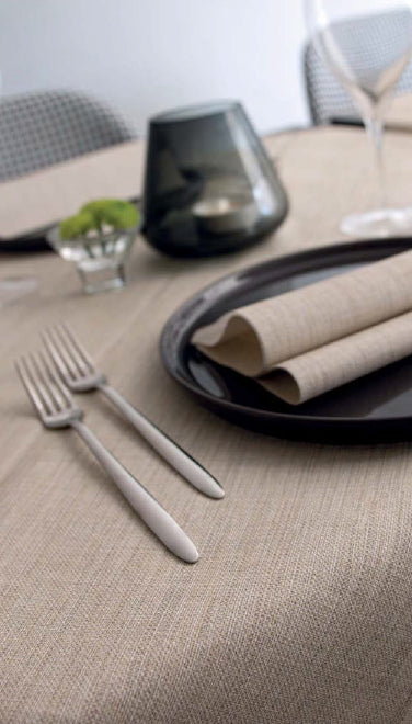 Tovaglia 120x120 Airlaid Packservice Plus Flem Sabbia 100 Pezzi