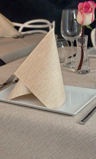 Tovaglia 100x100 Airlaid Packservice Plus Jack Caramel 100 Pezzi