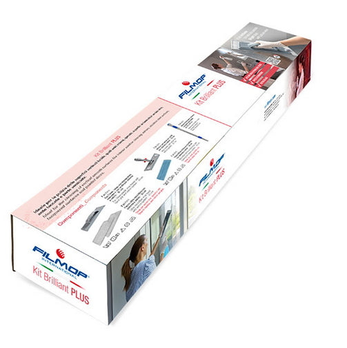 Kit Completo Pulizia Superfici Filmop Brilliant Plus 5 Pezzi