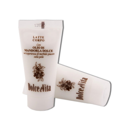 Latte Corpo Tubetto 35ml Linea Cortesia Dolcos Dolce Evita 200 Pezzi