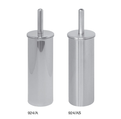 Portascopino in Acciaio Inox Lucido o Satinato