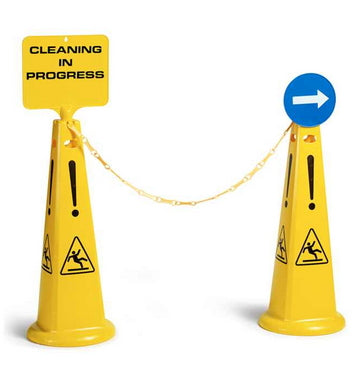 Segnale Pavimento Bagnato Conico Filmop - 5 Pezzi