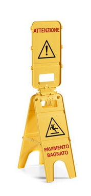 Segnale Pavimento Bagnato a Tre Ante Filmop - 10 Pezzi