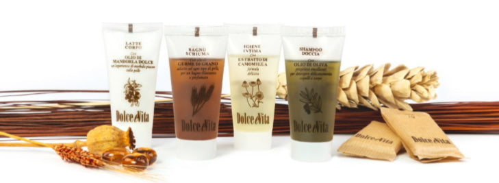 Latte Corpo Tubetto 35ml Linea Cortesia Dolcos Dolce Evita 200 Pezzi