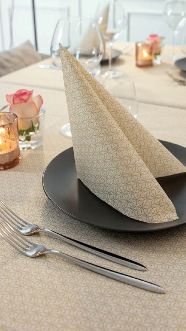 Tovaglioli 40x40 Airlaid Packservice Mono Starlet Avorio 800 Pezzi