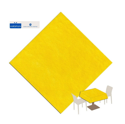 Tovaglia 100x100 TNT Packservice Airspun Color Giallo 100 Pezzi