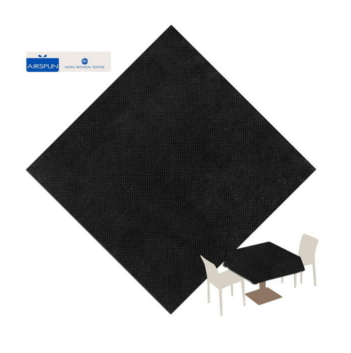 Tovaglia 100x100 TNT Packservice Airspun Color Nero 100 Pezzi