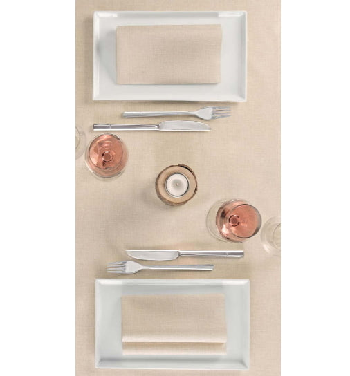 Tovaglia 100x100 Airlaid Packservice Mono Fabric Avorio 100 Pezzi