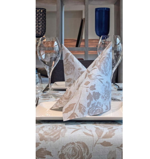 Tovaglietta Runner You & Me 120x48 Airlaid Packservice Plus Florence Celeste 200 Pezzi