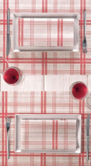 Tovaglia 100x100 Airlaid Packservice Plus Gourmet Rosso 100 Pezzi